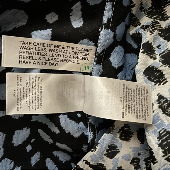 NWT Ganni Jacquard Column dress with pockets - Picture 14 of 14